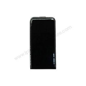 etui iPhone 4S noir brillant